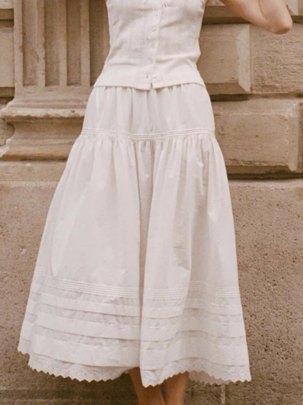 Doen Sebastian Skirt in Powder NWT in XXS - Picture 1 of 8